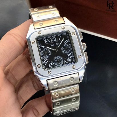 CARTIER Men's Watch – Santos Model with Chronograph