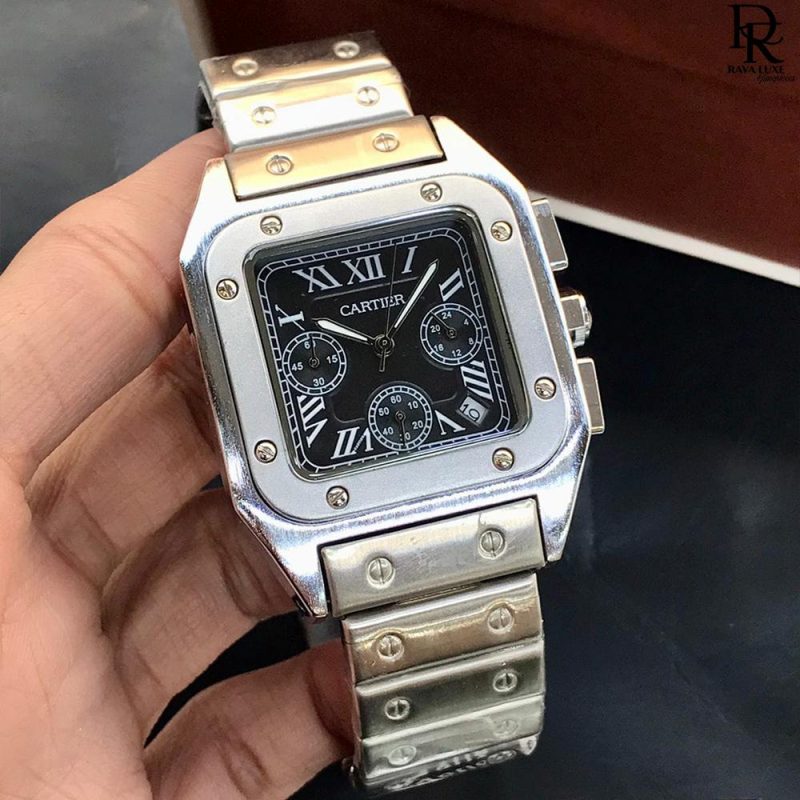 CARTIER Men's Watch – Santos Model with Chronograph