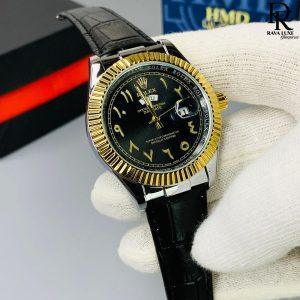 Rolex Leather Strap Watch