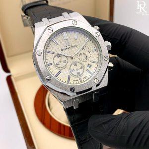 Audemars Piguet (AP) Leather Strap Watch