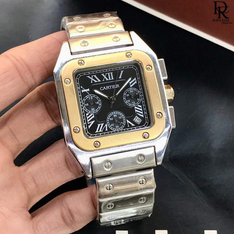 CARTIER Men's Watch – Santos Model with Chronograph