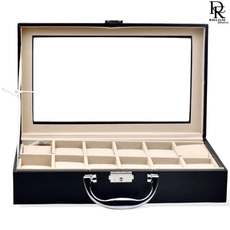 12 Slots Wrist Watch Storage Box
