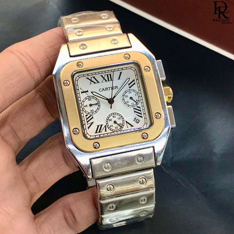 CARTIER Men's Watch – Santos Model with Chronograph