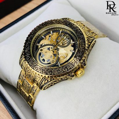 ROLEX Chain Watch - Engraving Model with Heavy Chain
