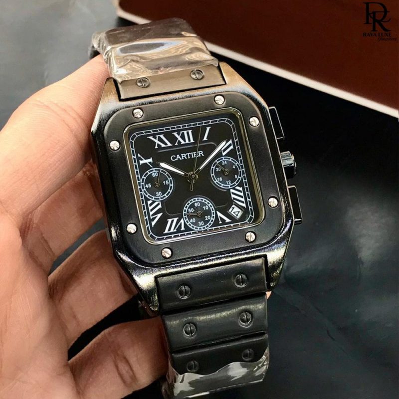 CARTIER Men's Watch – Santos Model with Chronograph