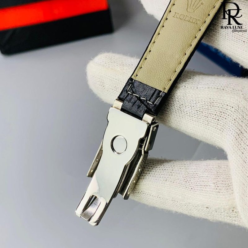 Rolex Leather Strap Watch