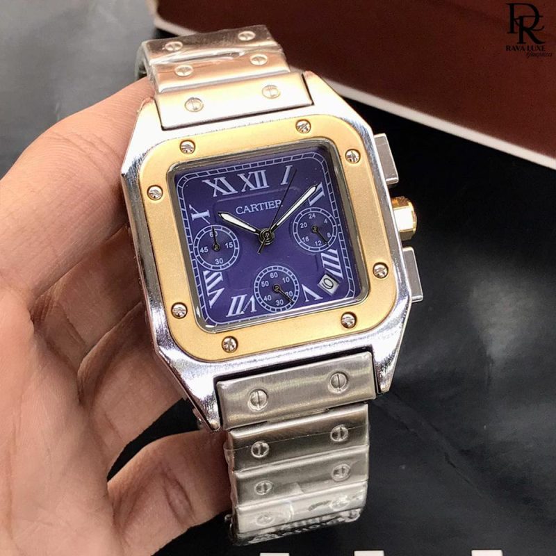 CARTIER Men's Watch – Santos Model with Chronograph