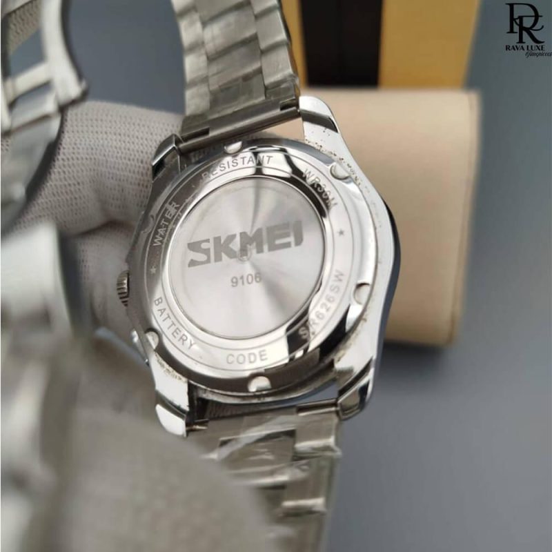 SKMEI Original Watch – Stainless Steel with Functional Dials