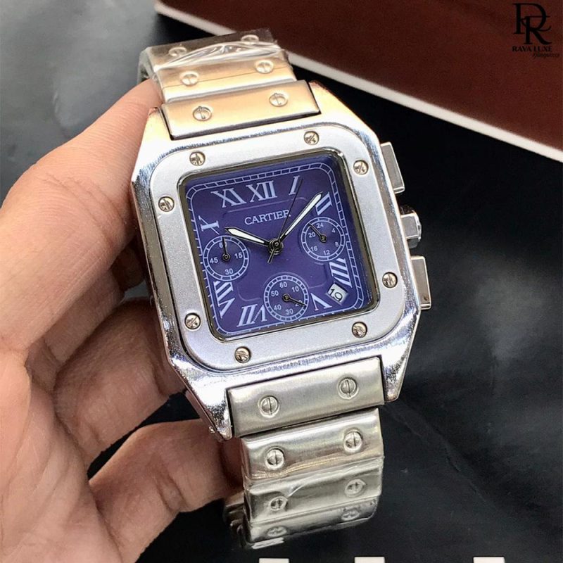 CARTIER Men's Watch – Santos Model with Chronograph