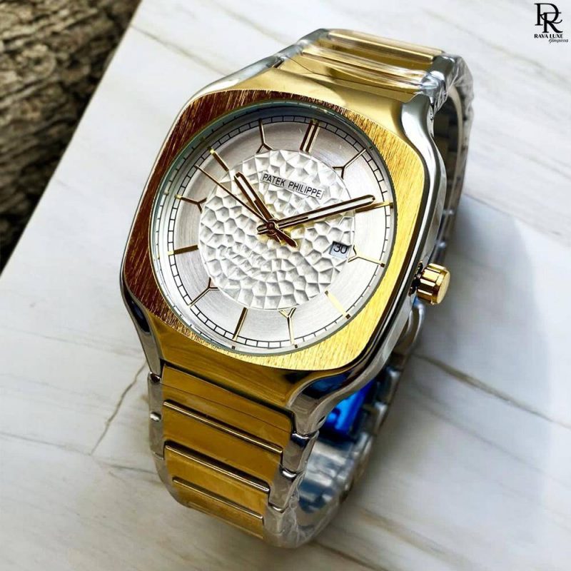 Patek Philippe Square Watch – Classic Design | Butterfly Lock | Date & Time