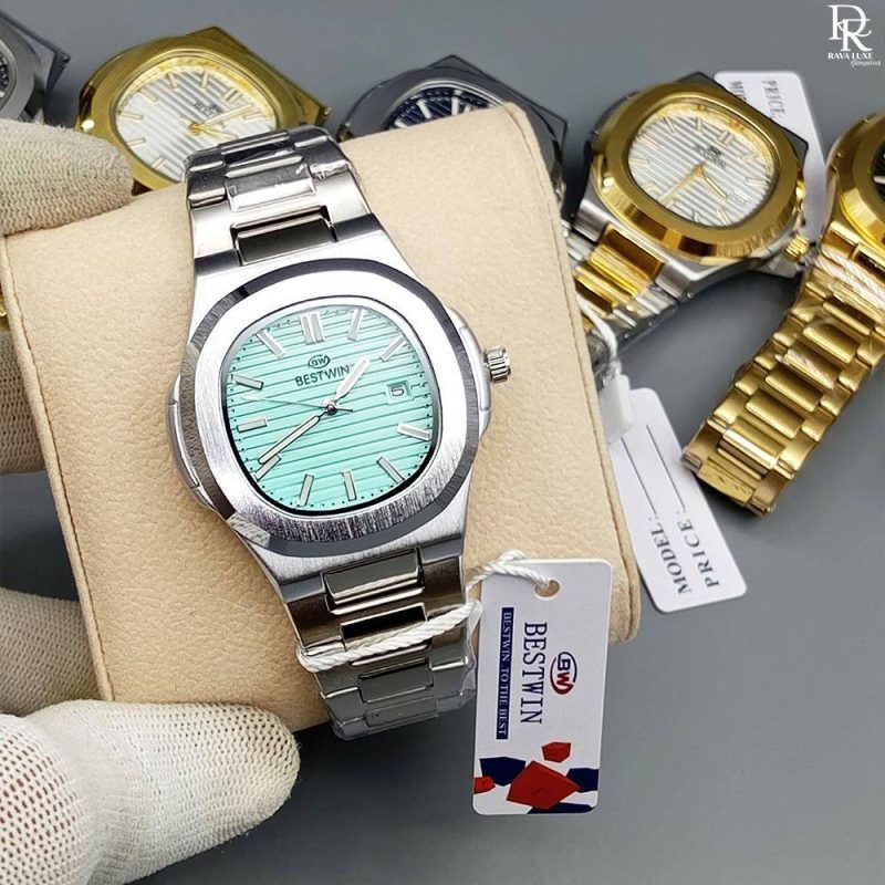 Best Win Original Watch | Patek Model | Date Working | Stainless Steel Chain