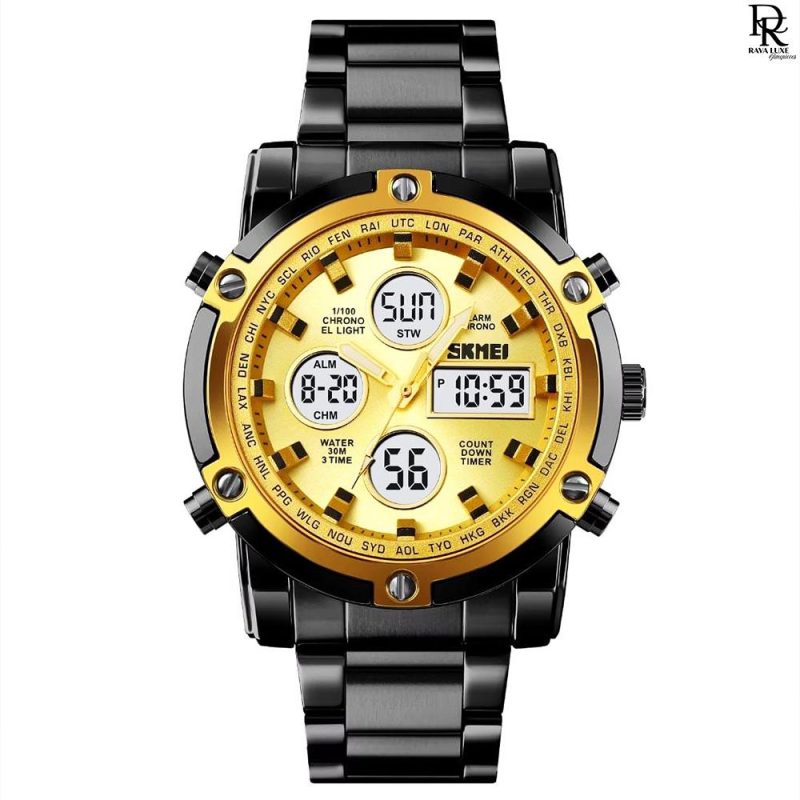 SKMEI Original Watch | Multi-Function | Stainless Steel | Time, Date, Alarm & Stopwatch