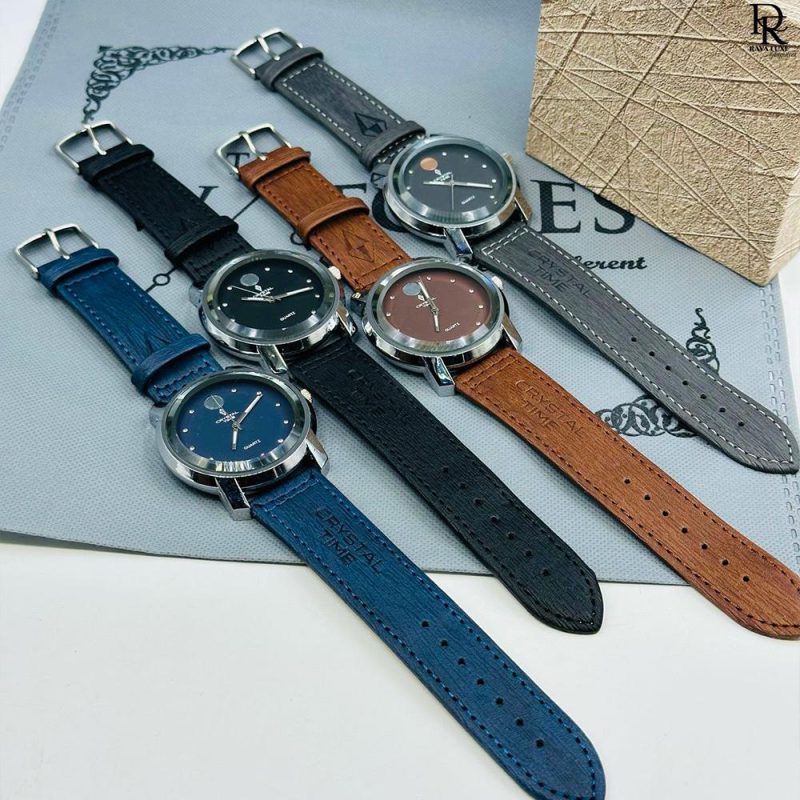 Crystal Time Gents Watch | Movado Style Dial | Premium Look