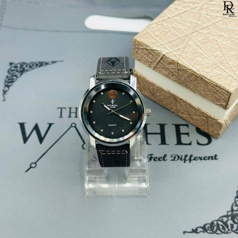 Crystal Time Gents Watch | Movado Style Dial | Premium Look