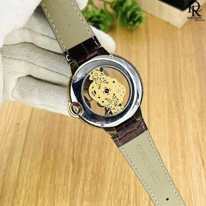🔥 CARTIER Gents Belt Watch | Skeleton Dial | Date Working