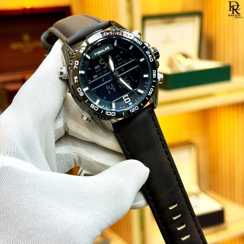 TUBULAR Original Watch | Analog & Digital | Leather Strap