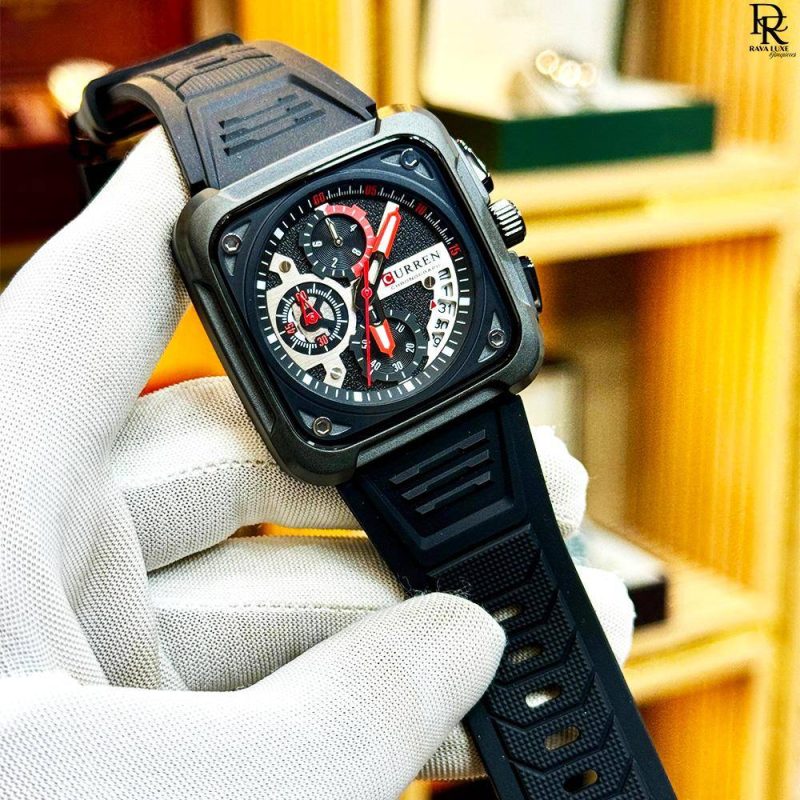 CURREN (Original) | New Model | Chronograph | Rubber Strap