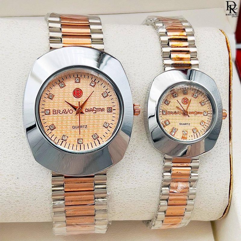 Bravo Couple Watches | Famous Anda Model | Stainless Steel | Rs. 1700/- Only!