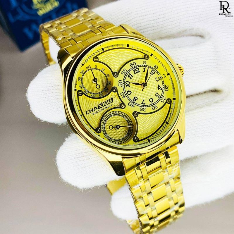 CHAXIGO 6840G Men's Watch | 3 Dial Working | Water Resistant | Rs. 3500/- Only!