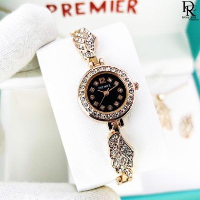 Premier Jewelry Set – Watch + Bracelet + Ring + Locket (With Box)