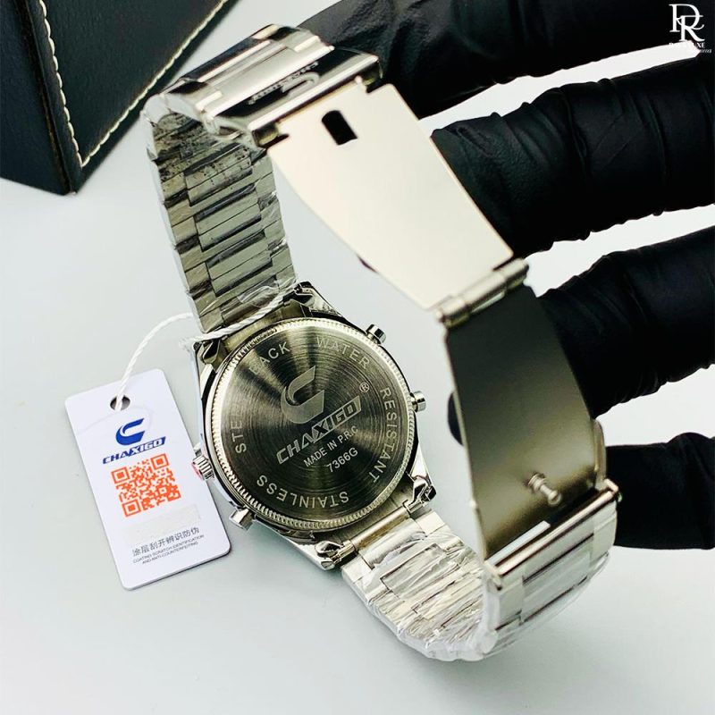 CHAXIGO 7366 | Dual Time | Water-Resistant Stainless Steel Watch
