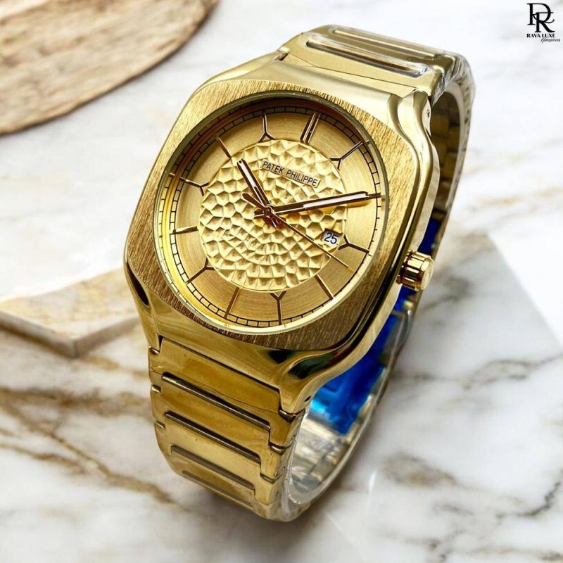 Patek Philippe Square Watch – Classic Design | Butterfly Lock | Date & Time