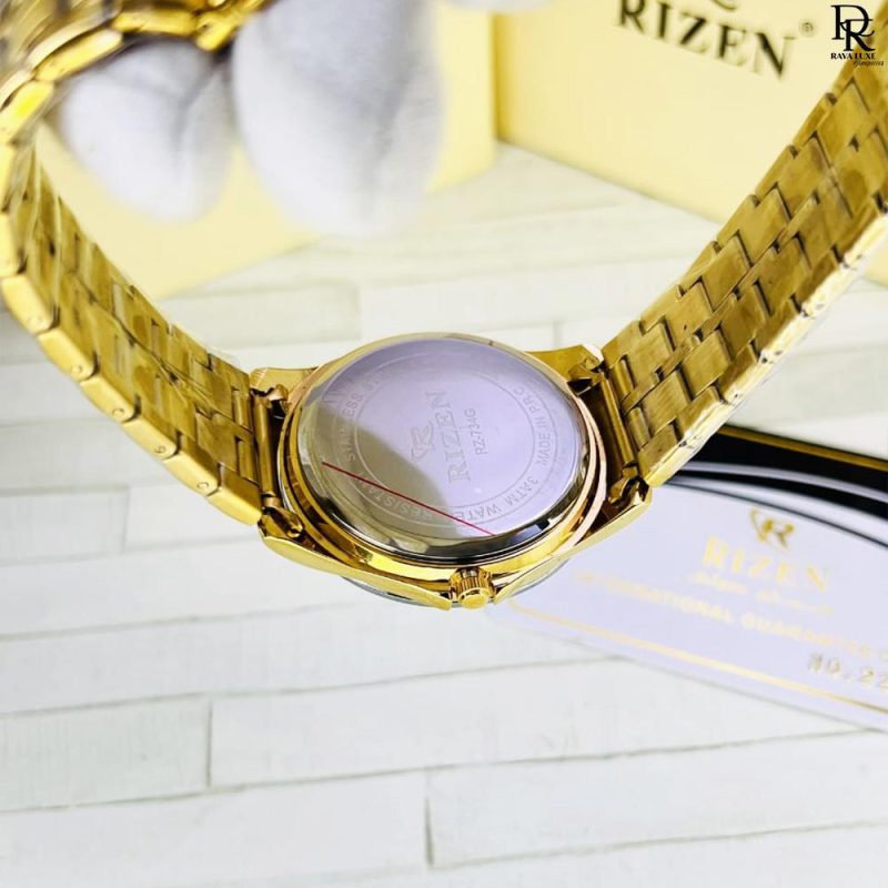 Rizen RZ-734 Couple Watch | Timeless Love | Quartz Movement | Stainless Steel | Water Resistant