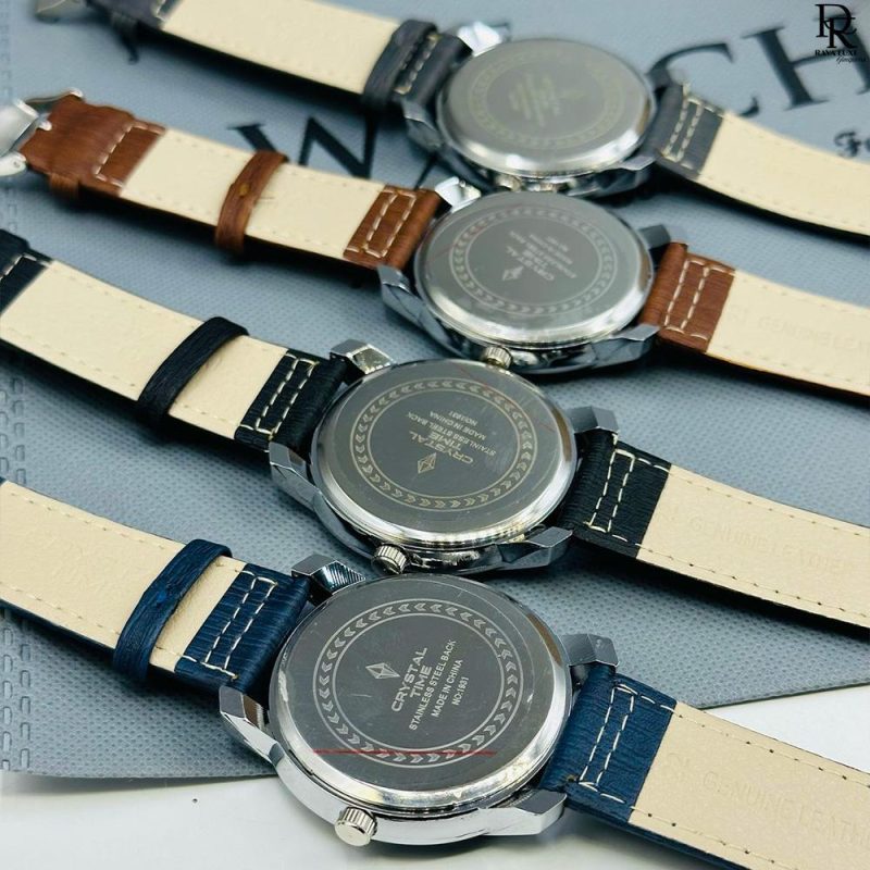 Crystal Time Gents Watch | Movado Style Dial | Premium Look