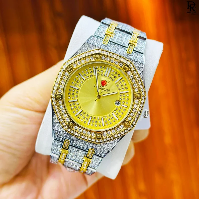 LOOKWORLD – Elegant Full Stone Watch