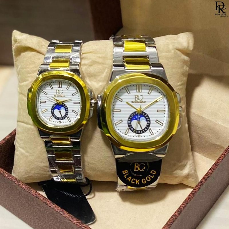 BLACK GOLD | Patek Philippe-Inspired Pair Watch | New Attractive Colours