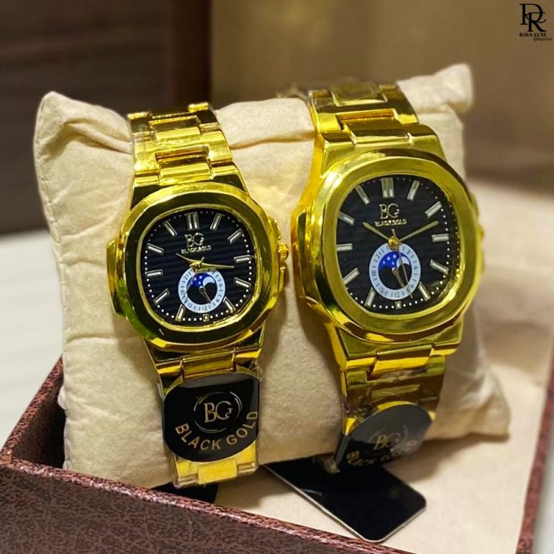 BLACK GOLD | Patek Philippe-Inspired Pair Watch | New Attractive Colours