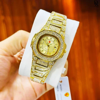 LOOKWORLD – Elegant Full Stone Watch