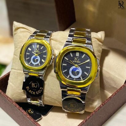 BLACK GOLD | Patek Philippe-Inspired Pair Watch | New Attractive Colours