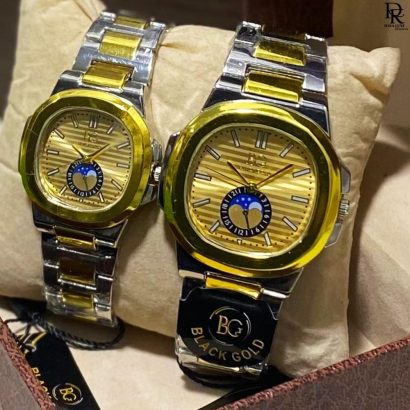 BLACK GOLD | Patek Philippe-Inspired Pair Watch | New Attractive Colours