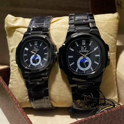 BLACK GOLD | Patek Philippe-Inspired Pair Watch | New Attractive Colours