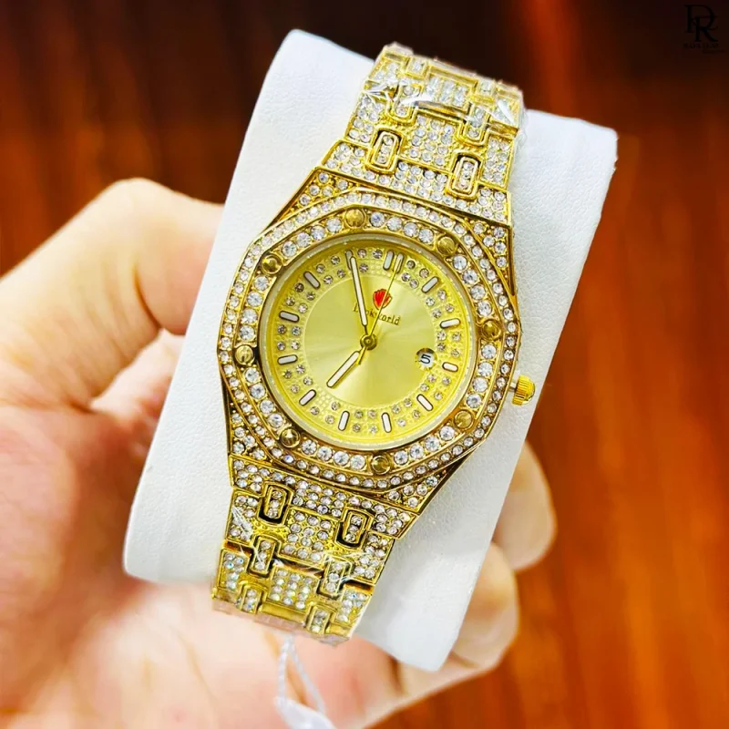 LOOKWORLD – Elegant Full Stone Watch