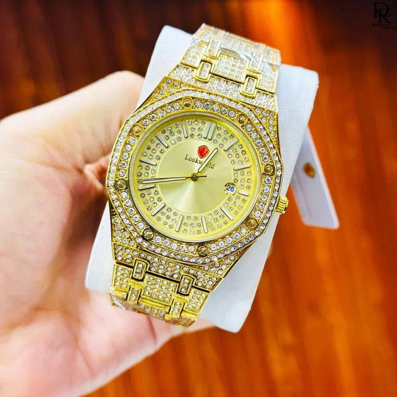LOOKWORLD – Elegant Full Stone Watch