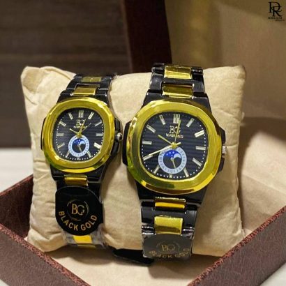 BLACK GOLD | Patek Philippe-Inspired Pair Watch | New Attractive Colours