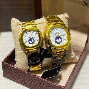 BLACK GOLD | Patek Philippe-Inspired Pair Watch | New Attractive Colours