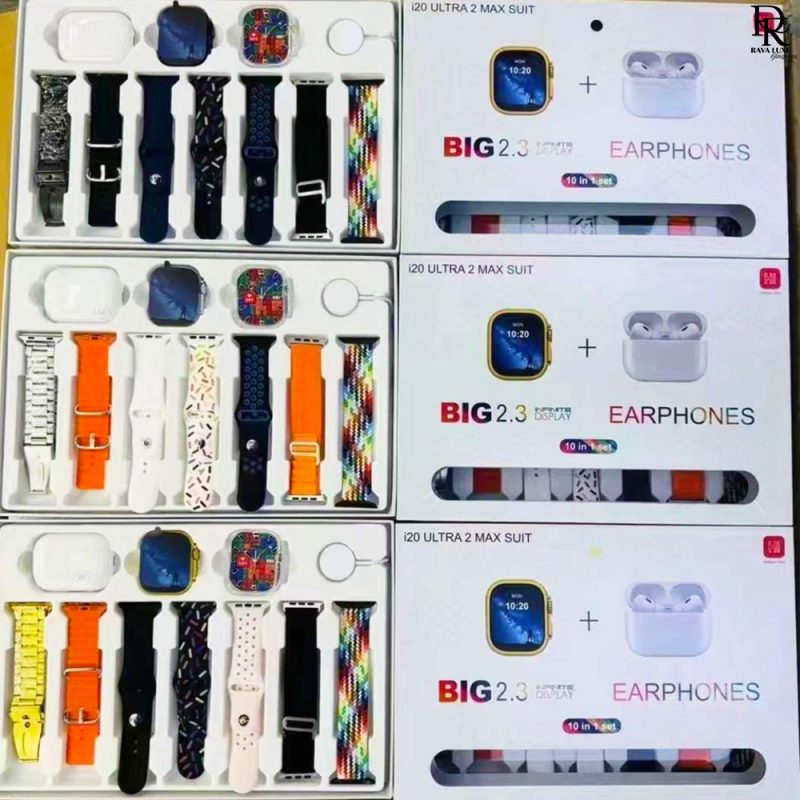 I20 Ultra Max Suit – Smart Watch + 7-in-1 Accessory Pack