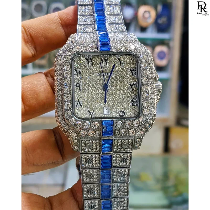 Cartier Square – Full Diamond Luxury Watch