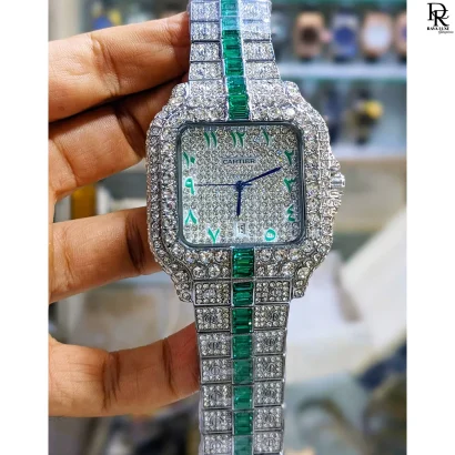 Cartier Square – Full Diamond Luxury Watch