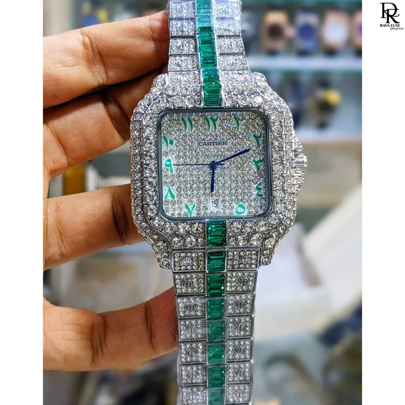 Cartier Square – Full Diamond Luxury Watch