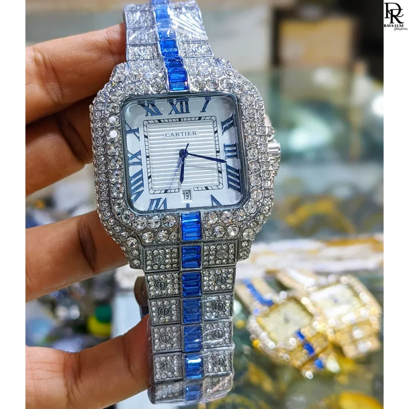 Cartier Square – Full Diamond Luxury Watch