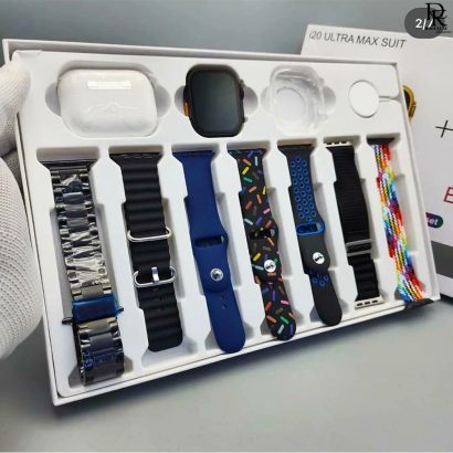 I20 Ultra Max Suit – Smart Watch + 7-in-1 Accessory Pack