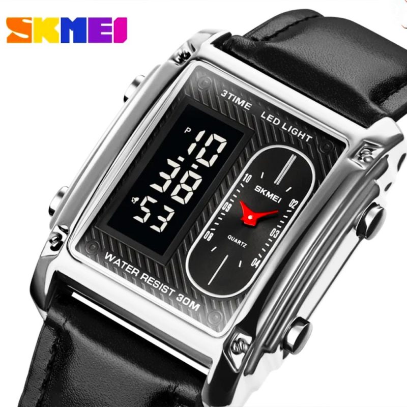 SKMEI Original Watch – Digital & Analogue Multifunction