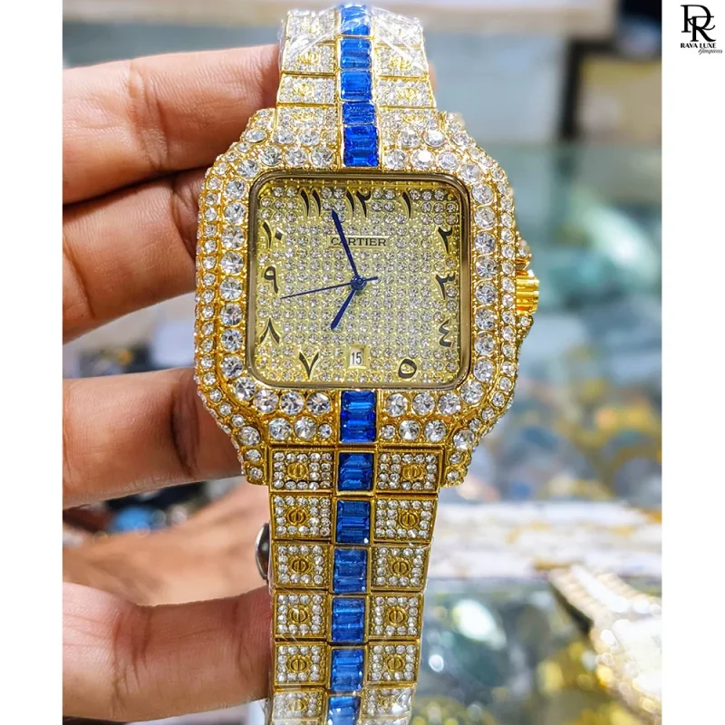 Cartier Square – Full Diamond Luxury Watch