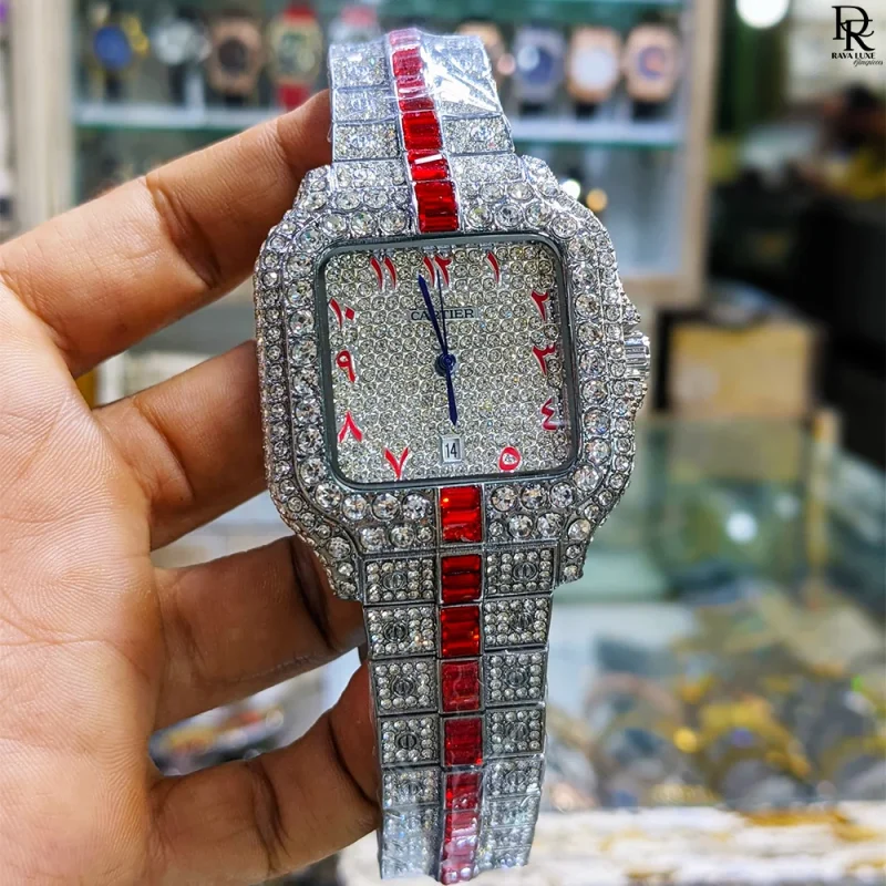 Cartier Square – Full Diamond Luxury Watch