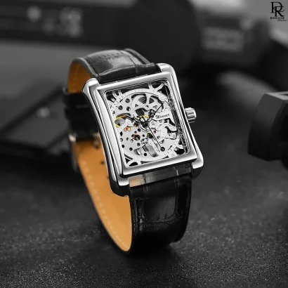 FORSINING Square Skeleton Dial – Automatic Men’s Watch