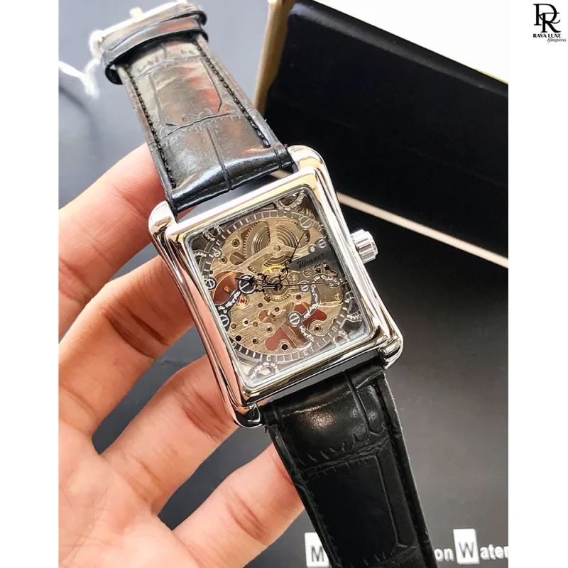 FORSINING Square Skeleton Dial – Automatic Men’s Watch